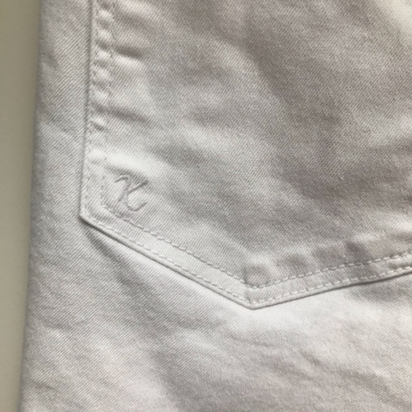 12 L KUT from the cloth white jean denim shorts - Picture 9 of 15